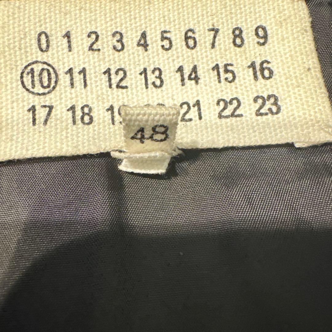 Maison Margiela メゾンマルジェラ 八の字 レザーフーディ