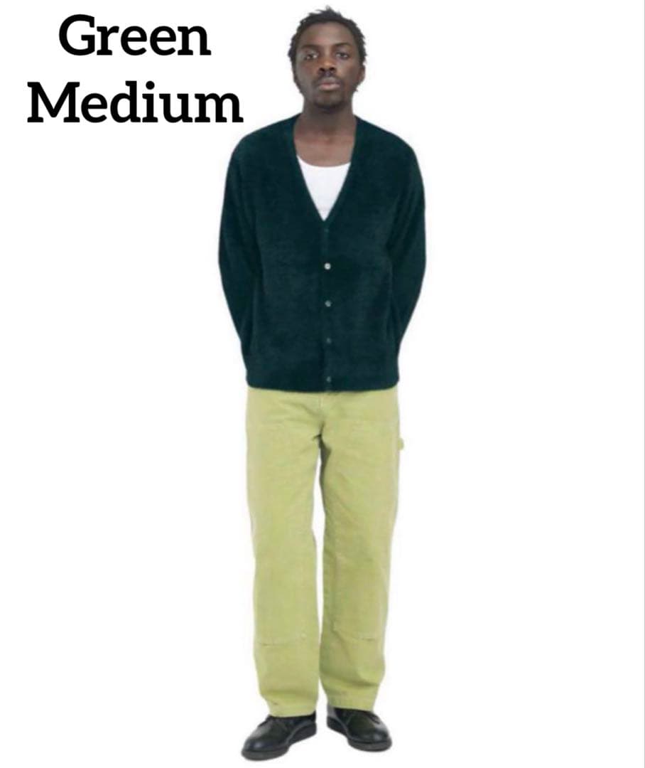 トップス stussy shaggy cardigan