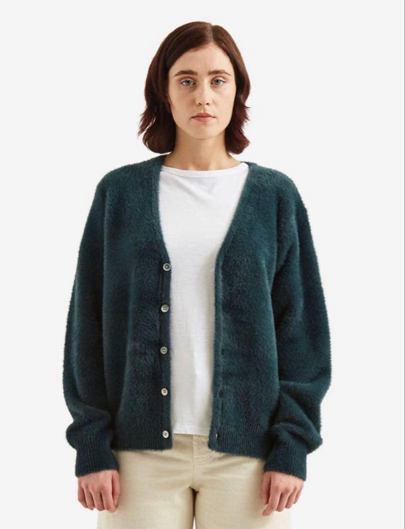 トップス stussy shaggy cardigan