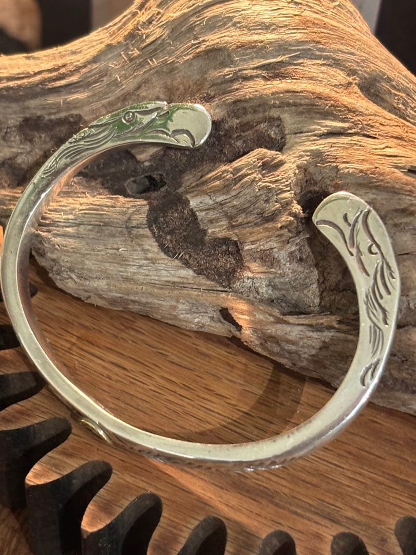 silver dollar craft バングル