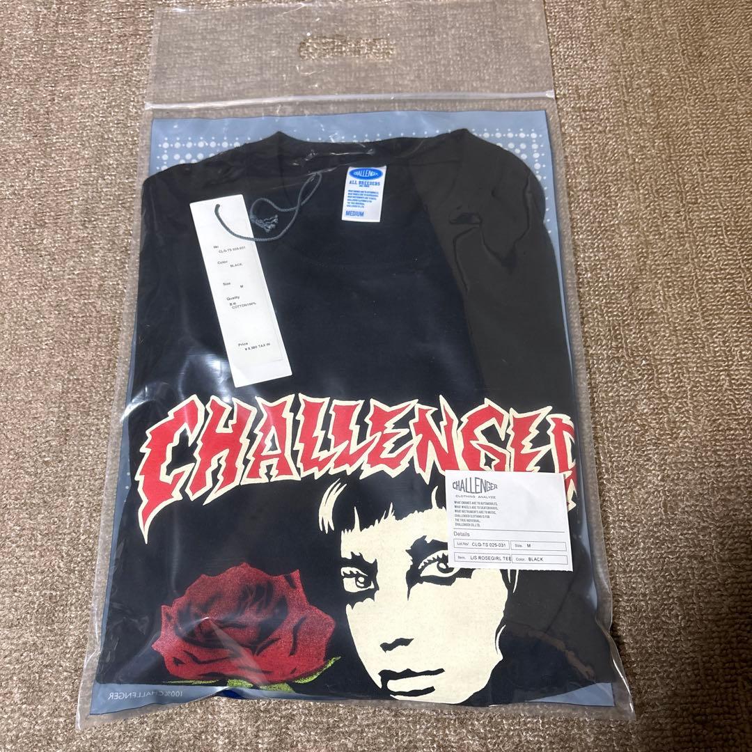 トップス CHALLENGER ROSE GIRL LS tee m