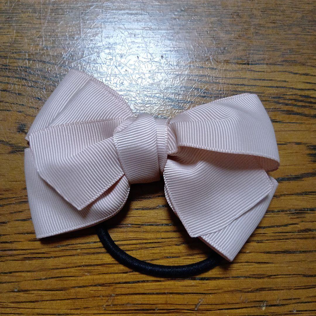 ピンクリボンヘアゴム