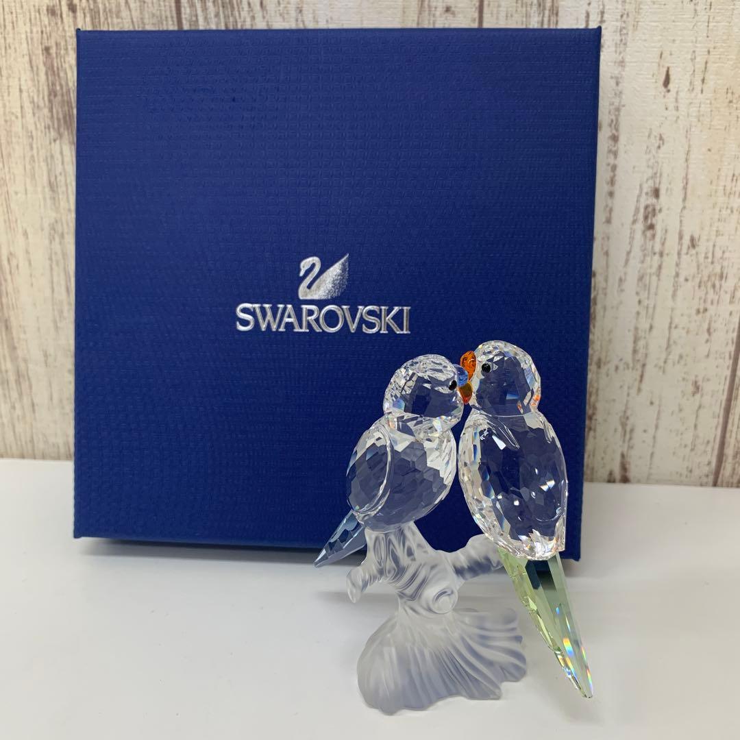 【T】Swarovski スワロフスキー　クリスタル セキセイインコ　205