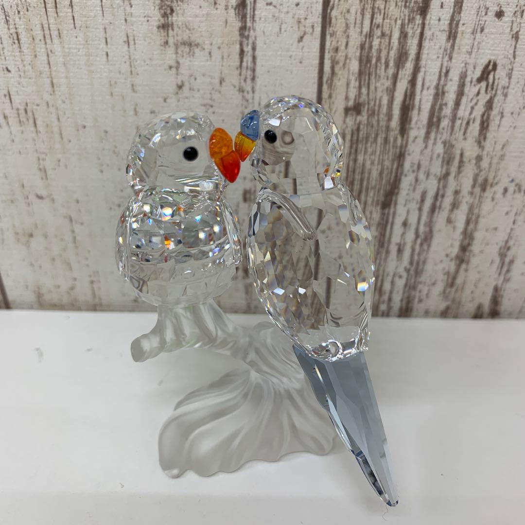 【T】Swarovski スワロフスキー　クリスタル セキセイインコ　205