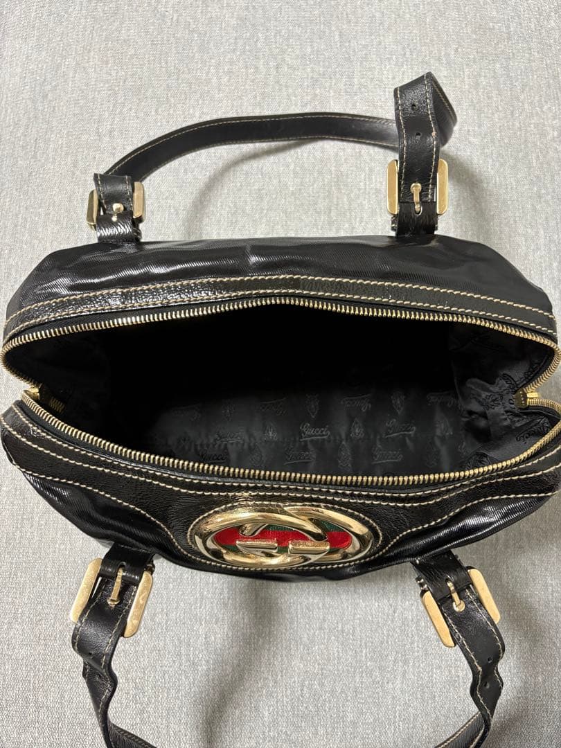 GUCCI インターロッキングG ミニボストン バック