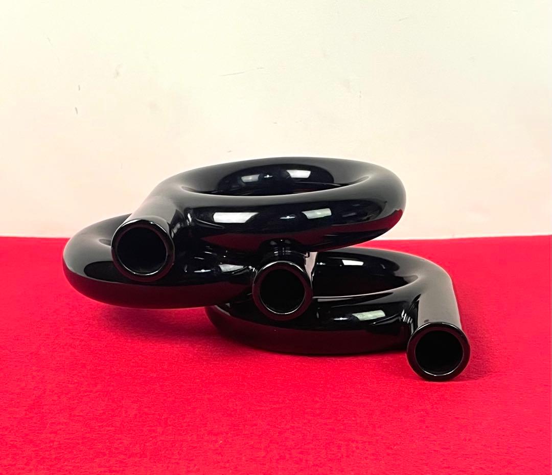 希少 陶器製 ミッドセンチュリー 和モダン 花器 フラワーベース 華道 自由花
