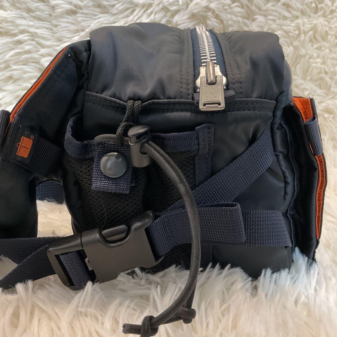 美品♪HEAD PORTER ヘッドポーター ウエスト ボディバッグ ネイビー