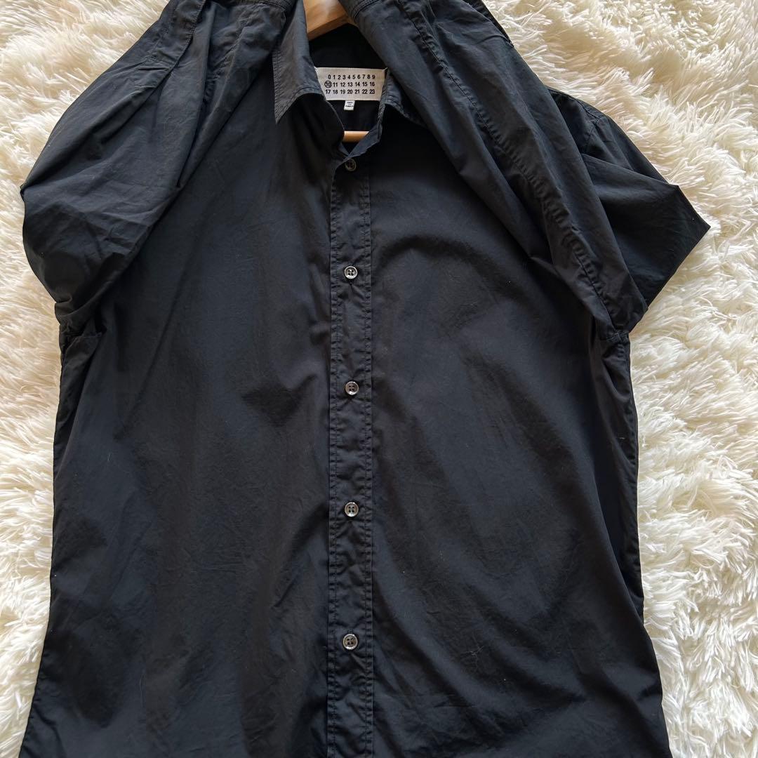 Maison Margiela 10 マルジェラ4ステッチ 黒シャツ 40