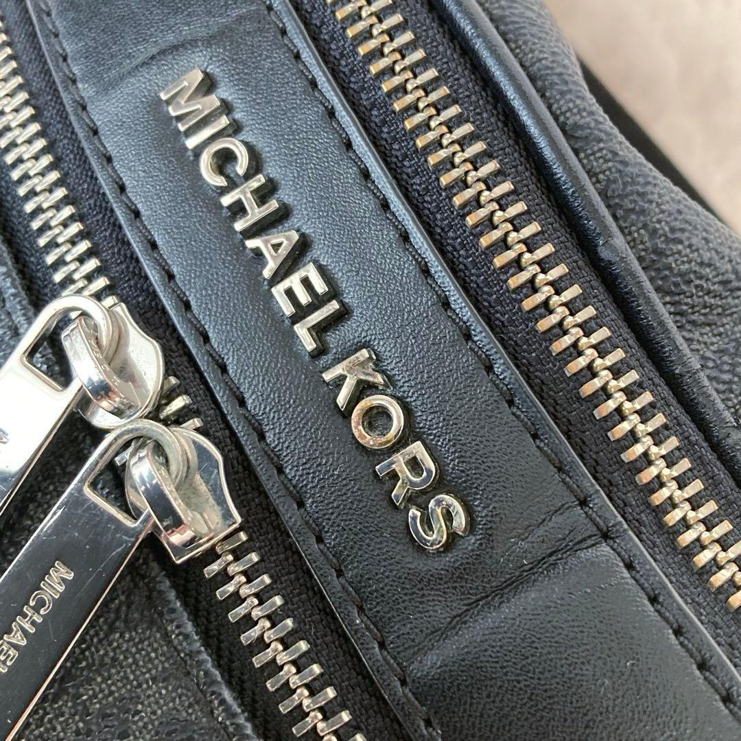 【美品】マイケルコース ケンリー シグネチャー ウエスト ボディバッグ メンズ