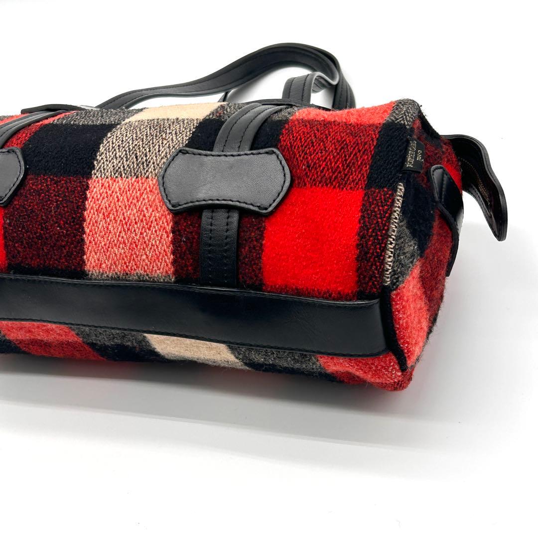 美品✨ PORTER ポーターガール ミニボストンバッグ チェック柄