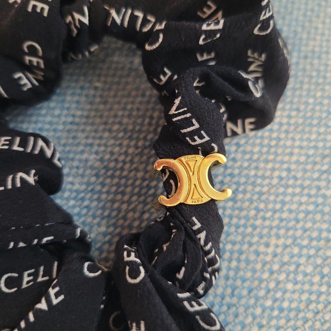 CELINE　セリーヌ　ロゴ　シュシュ　ブレスレット　人気　正規品