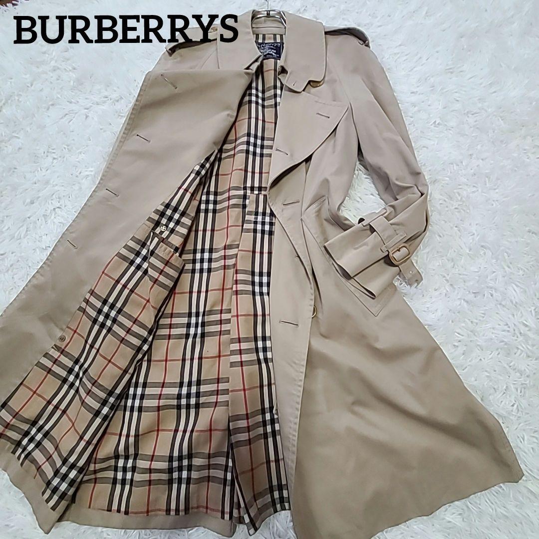 バーバリー トレンチコート ダブルノバチェック ヴィンテージ