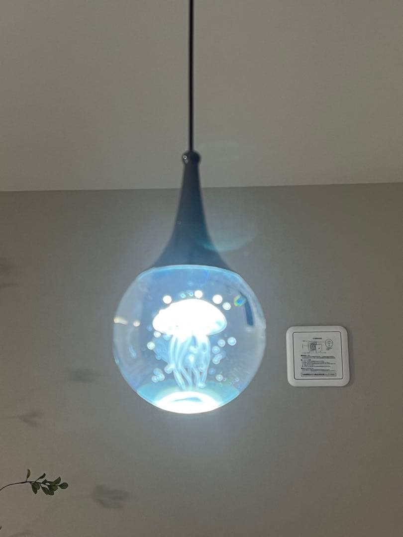 鹿のデザイン ガラス製ペンダントライト スポットライト　ダクトレール　LED