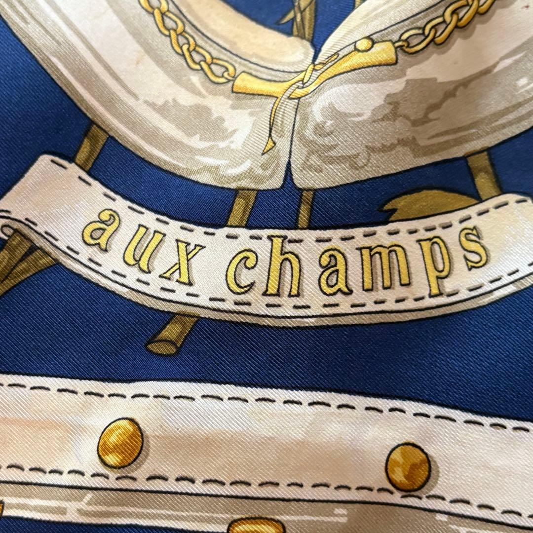 り*ま様 HERMES エルメス スカーフ カレ90 AUX CHAMPS ネイ