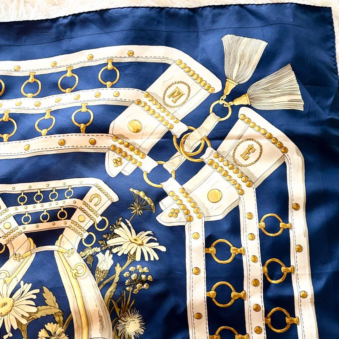 り*ま様 HERMES エルメス スカーフ カレ90 AUX CHAMPS ネイ