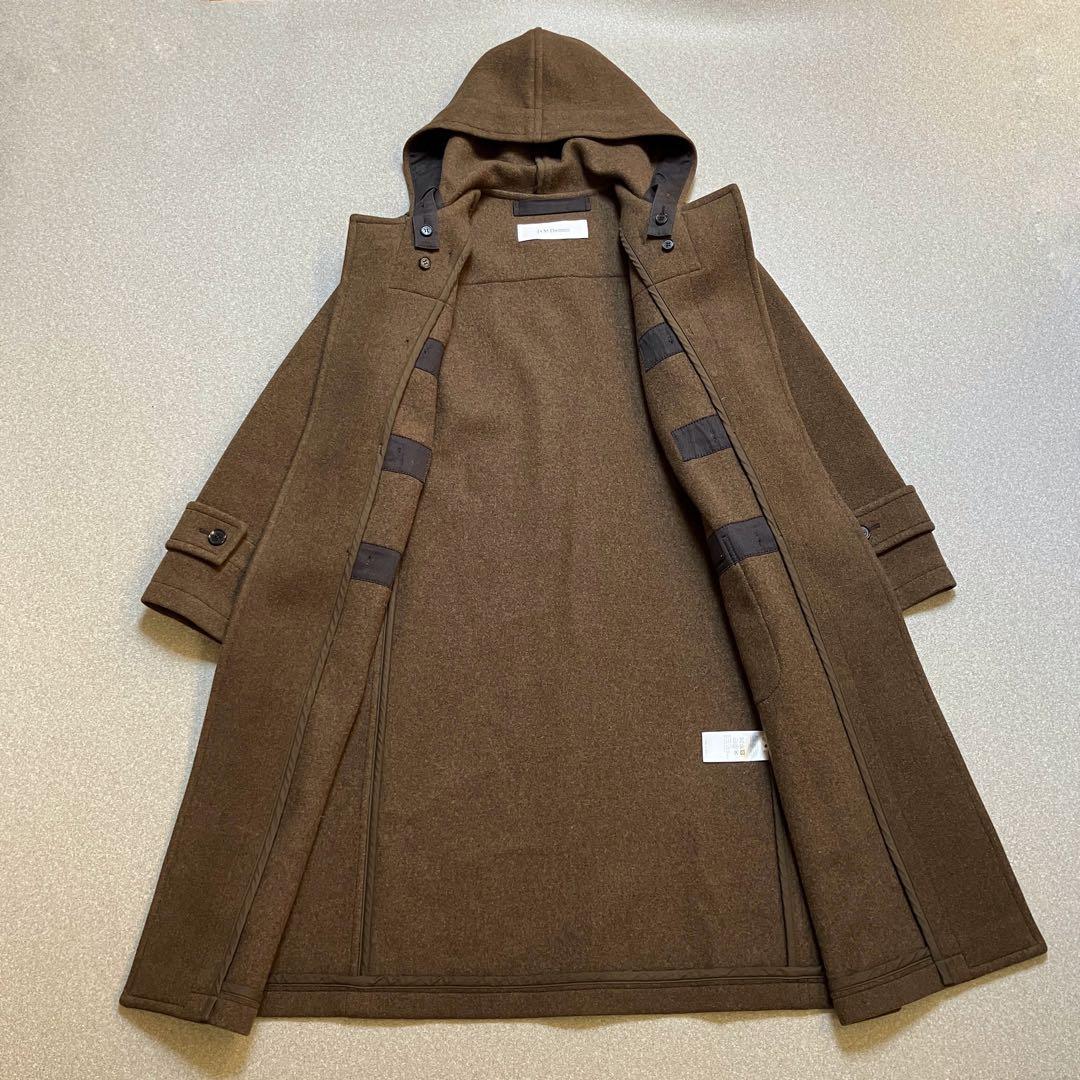 【美品✨ウール100%】J &M DAVIDSON ダッフルコート ブラウン