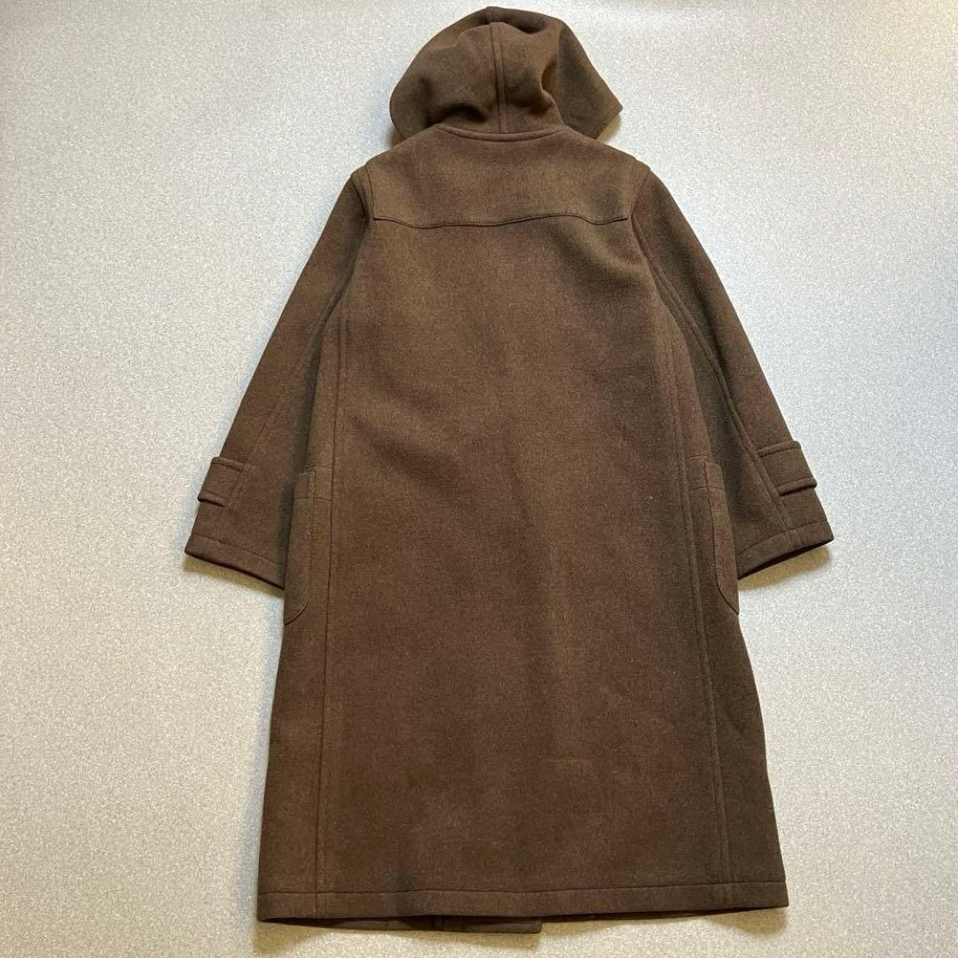 【美品✨ウール100%】J &M DAVIDSON ダッフルコート ブラウン