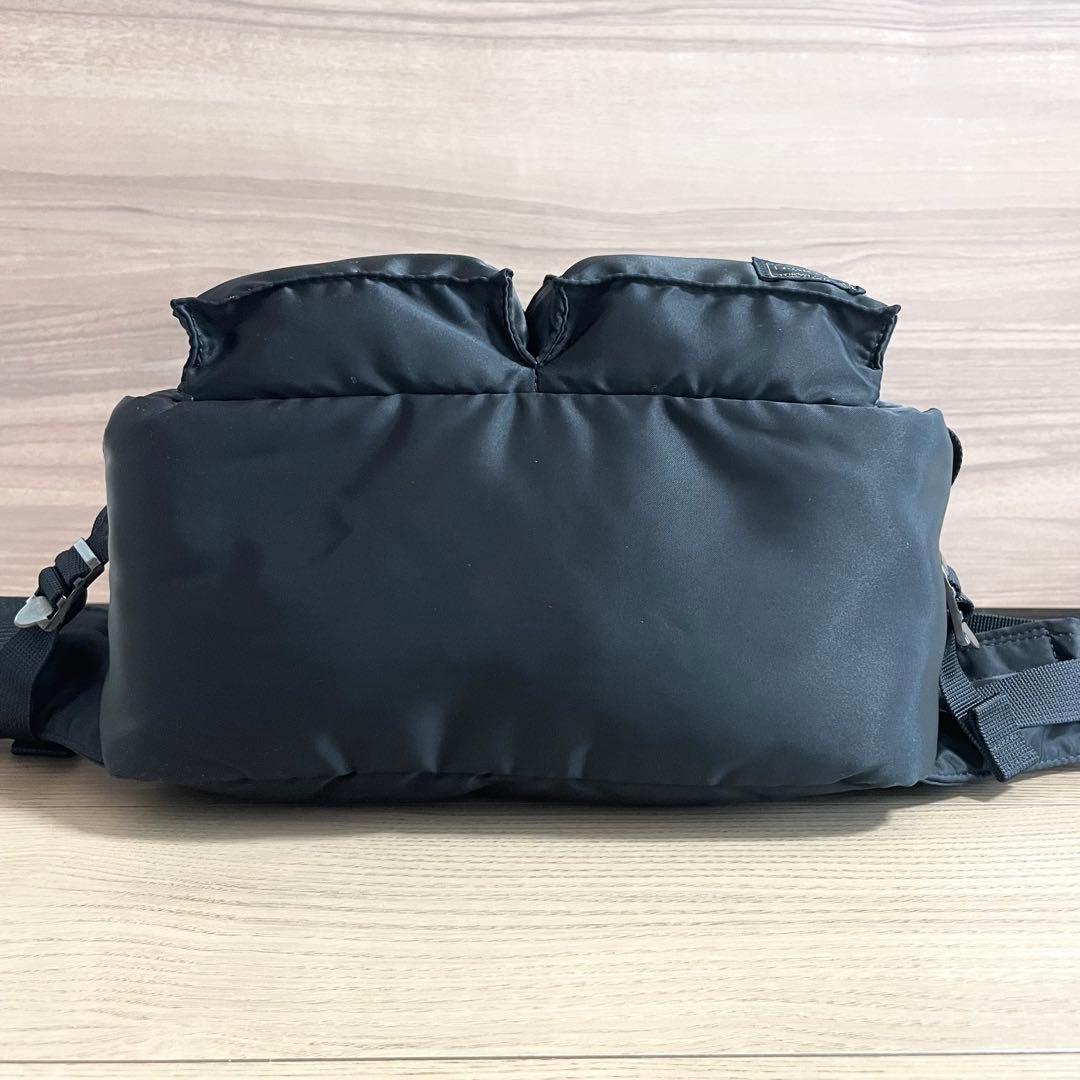 未使用級/PORTER ポーター　ボディバッグ　タンカー　ブラック　ナイロン