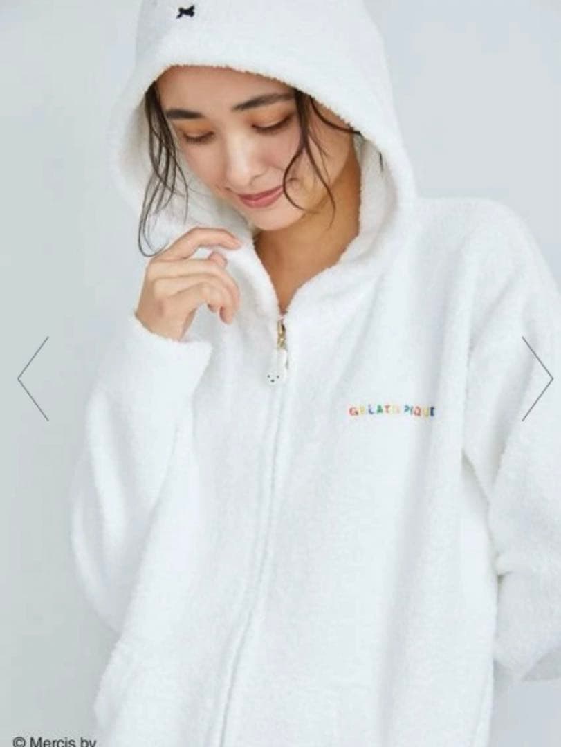 新品未開封 Dick Bruna ベビモコ パーカ&ショートパンツセットホワイト