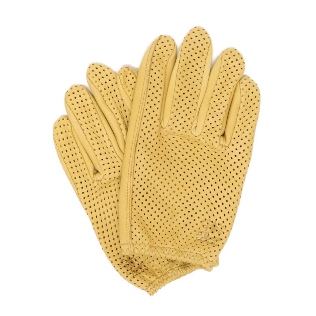 LAMP GLOVES ランプグローブス パンチング キャメルL