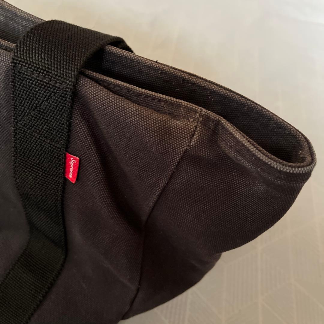 Supreme ブラック　キャンパス トートバッグ　20AW ボックスロゴ