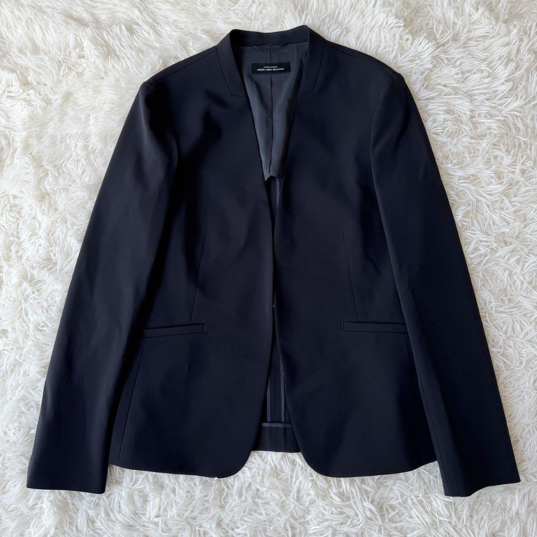 Green Label Relaxing セットアップスーツ ネイビー 手洗可⑩