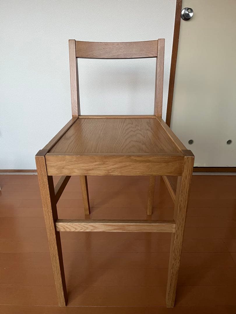 無印良品　木製チェア　オーク材