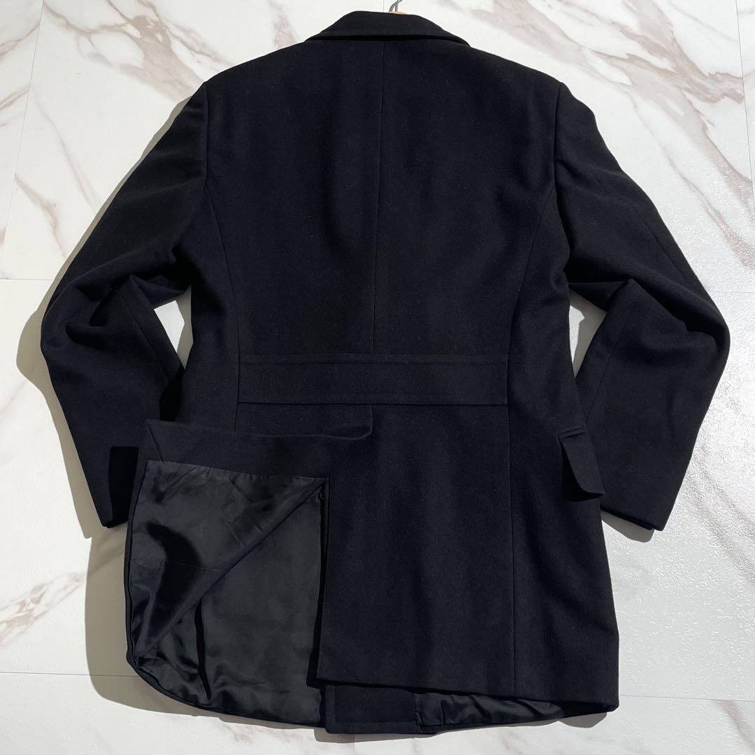 【極美品/M】GUCCI グッチ ロングコート トムフォード期 黒 メンズ44