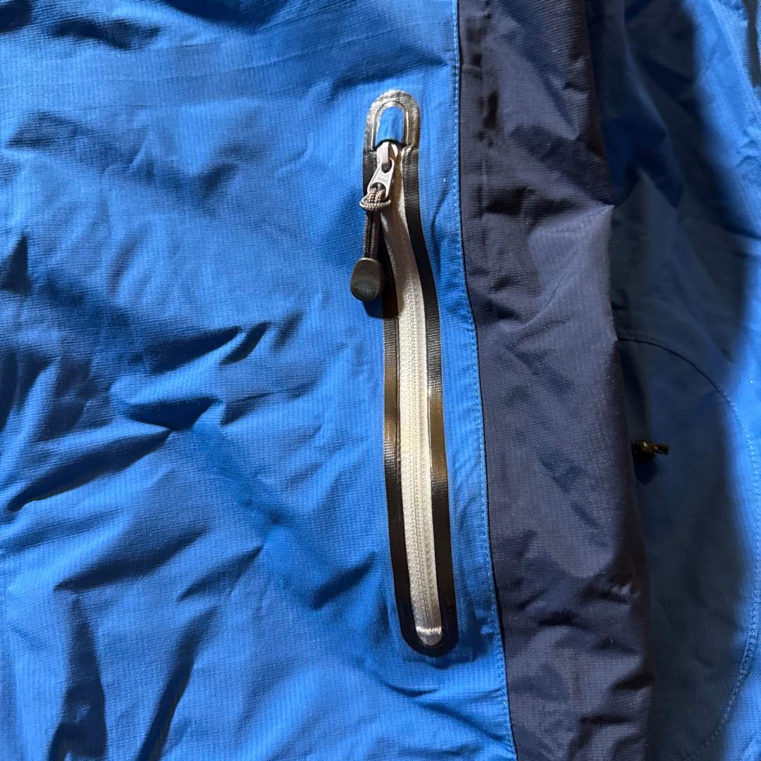 montbell ストームパーカ tech shell jacket S ブルー