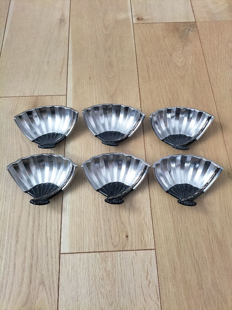 有田焼 錦右衛門窯 扇型珍味入れ 6個セット新品・未使用
