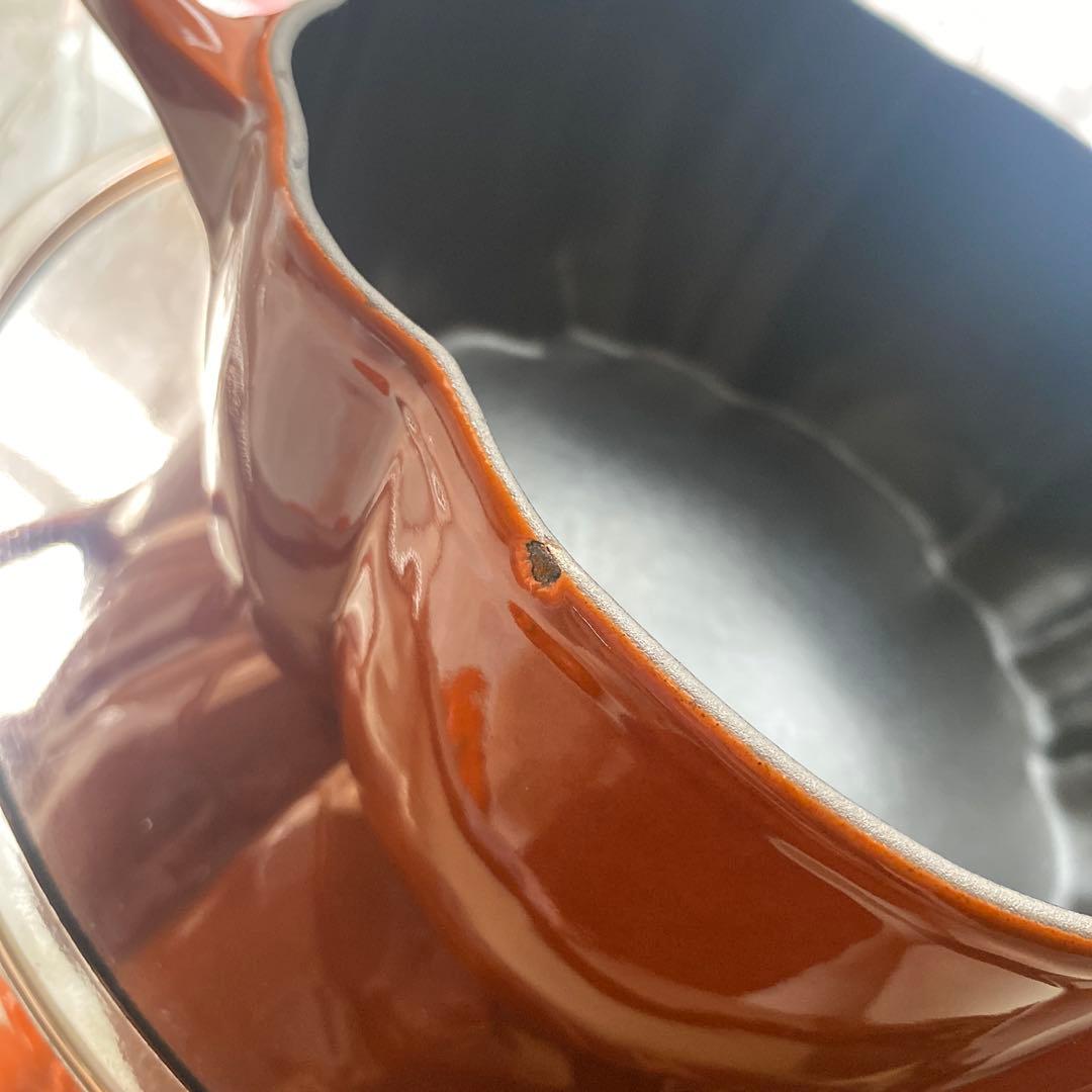 朱夏さま専用美品　STAUB パンプキンココット シナモン 24cm