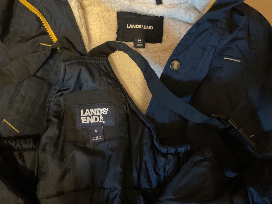 LAND'S END スノーウェア　上下セット　防水　5才　6才　110 120