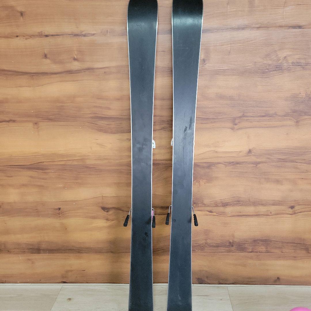 KAZAMA カザマ スキー 4点セット 106cm キッズ用 ジュニア ピンク