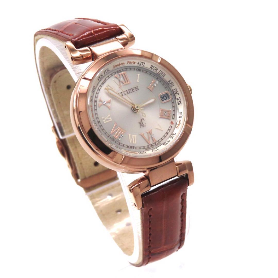 ☆極美品 EC1112 06A クロスシー 電波ソーラー シチズン 時計