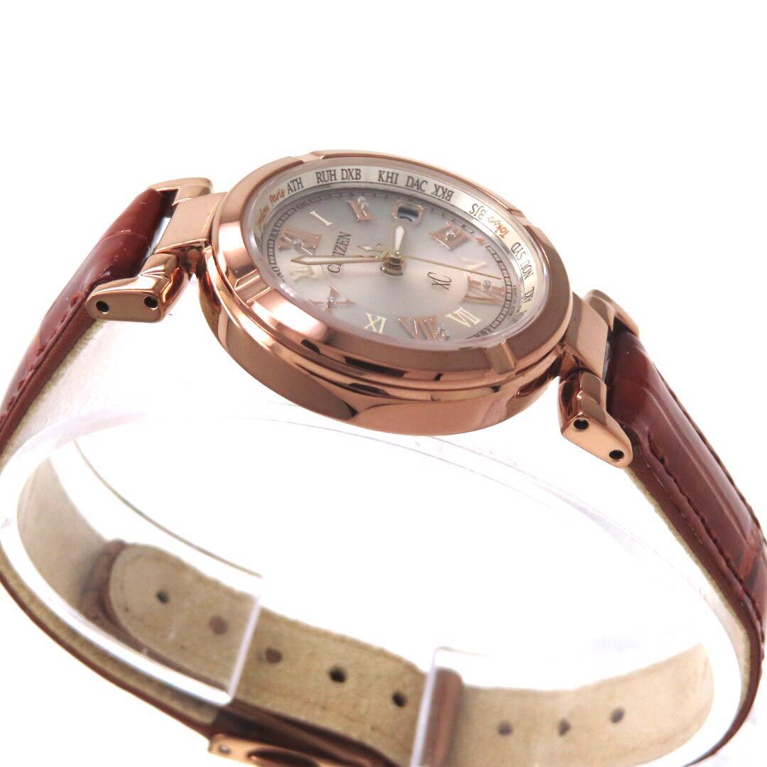 ☆極美品 EC1112 06A クロスシー 電波ソーラー シチズン 時計