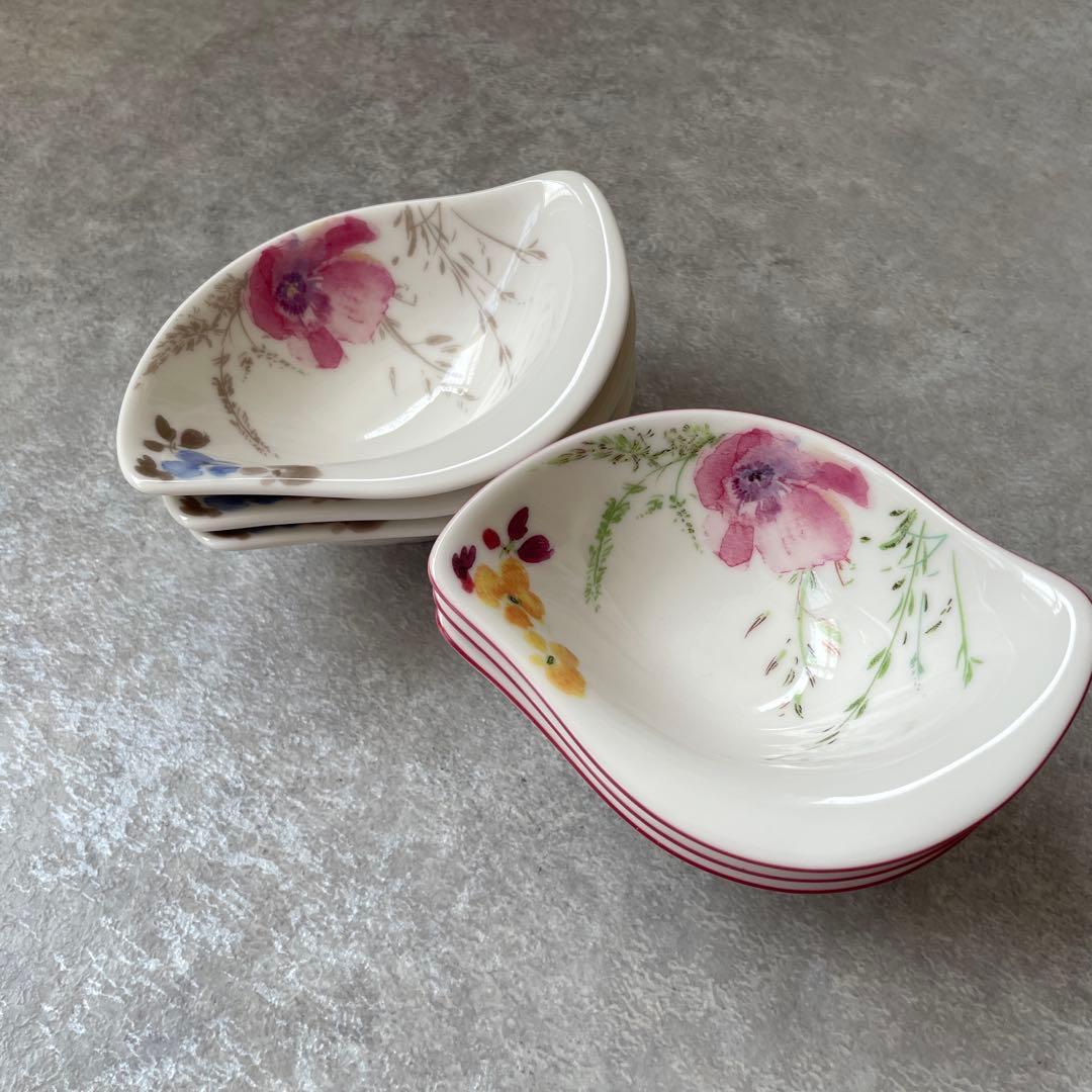 新品同様【6個】Villeroy & Boch ディップボウル 皿 マリフルール