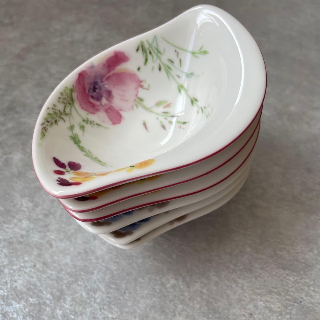 新品同様【6個】Villeroy & Boch ディップボウル 皿 マリフルール