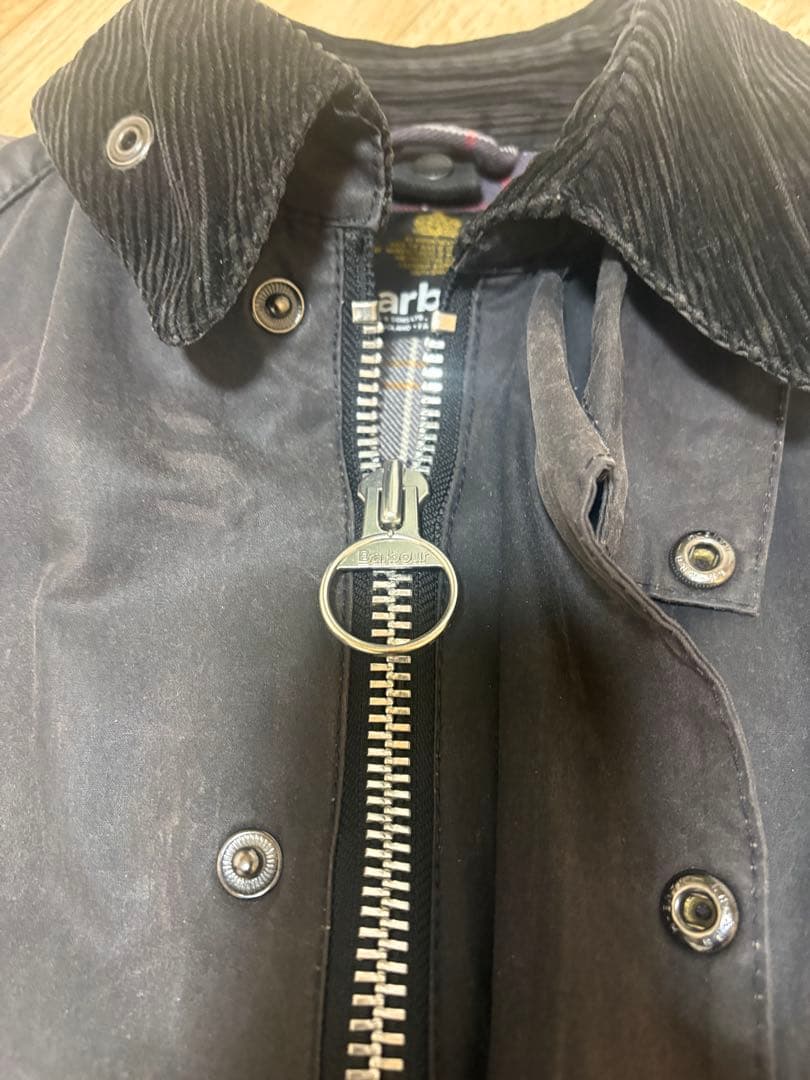 お*け様 Barbour ビデイルSLコーデュロイ襟　36