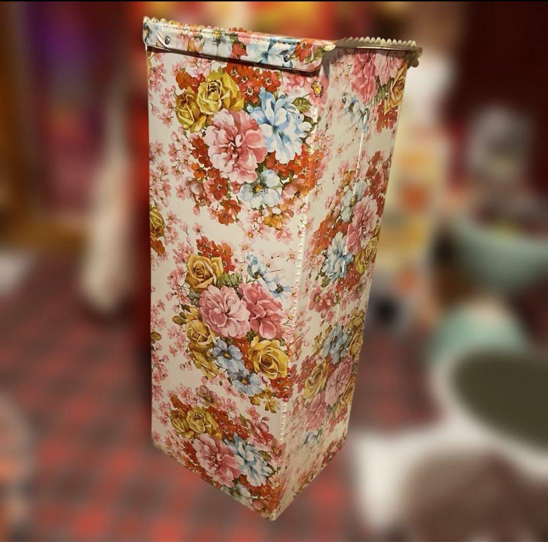 昭和レトロポップ♡花柄収納棚&裁縫箱