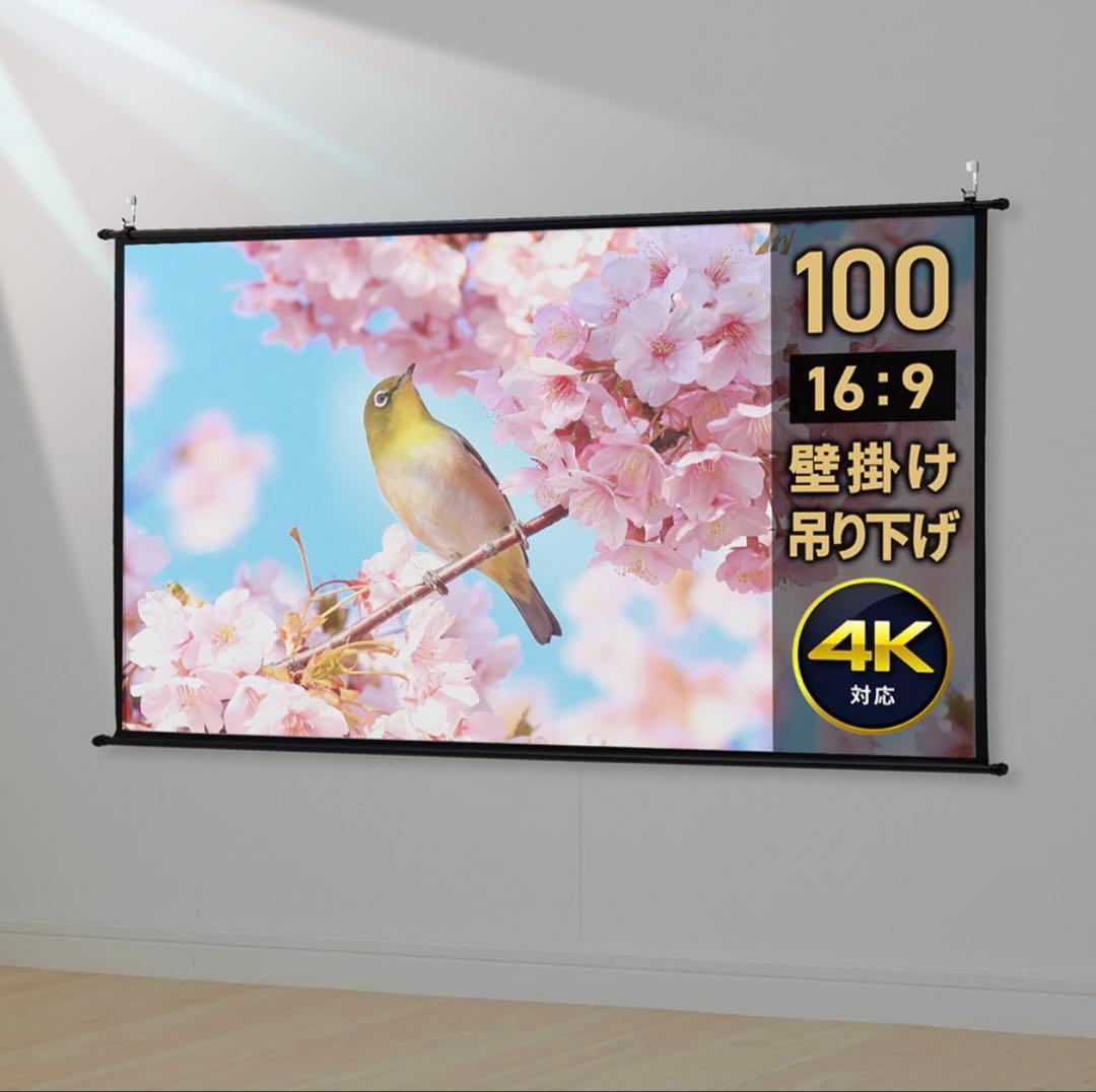 プロジェクタースクリーン　100インチ