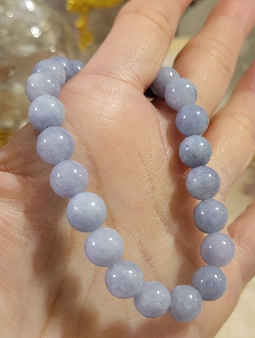 ☆！別格！極上品！レア！☆糸魚川ラベンダー翡翠ブレスレット☆