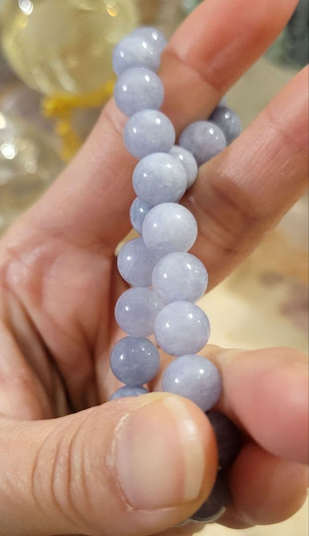 ☆！別格！極上品！レア！☆糸魚川ラベンダー翡翠ブレスレット☆