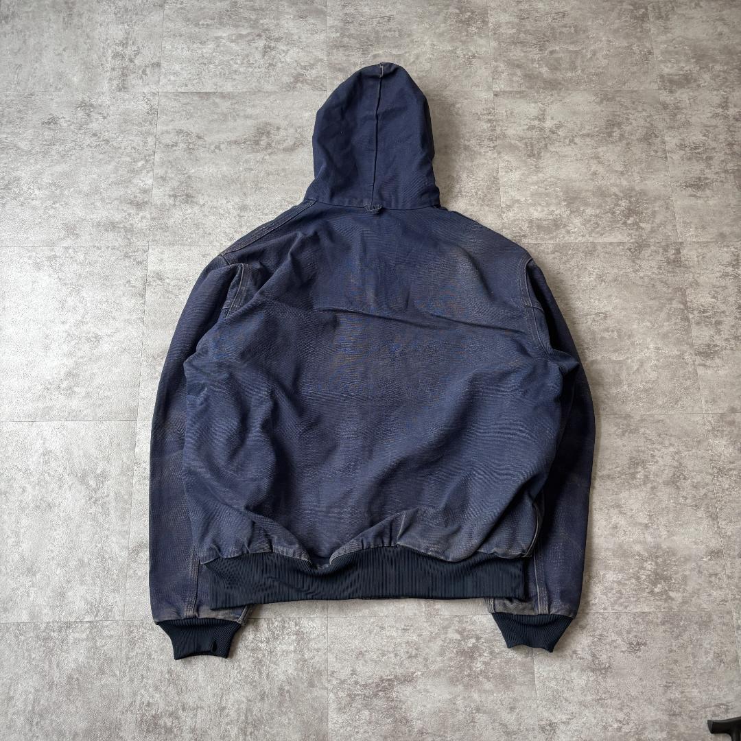 企業 80-90s 星タグ USA ネイビー アクティブジャケット XL