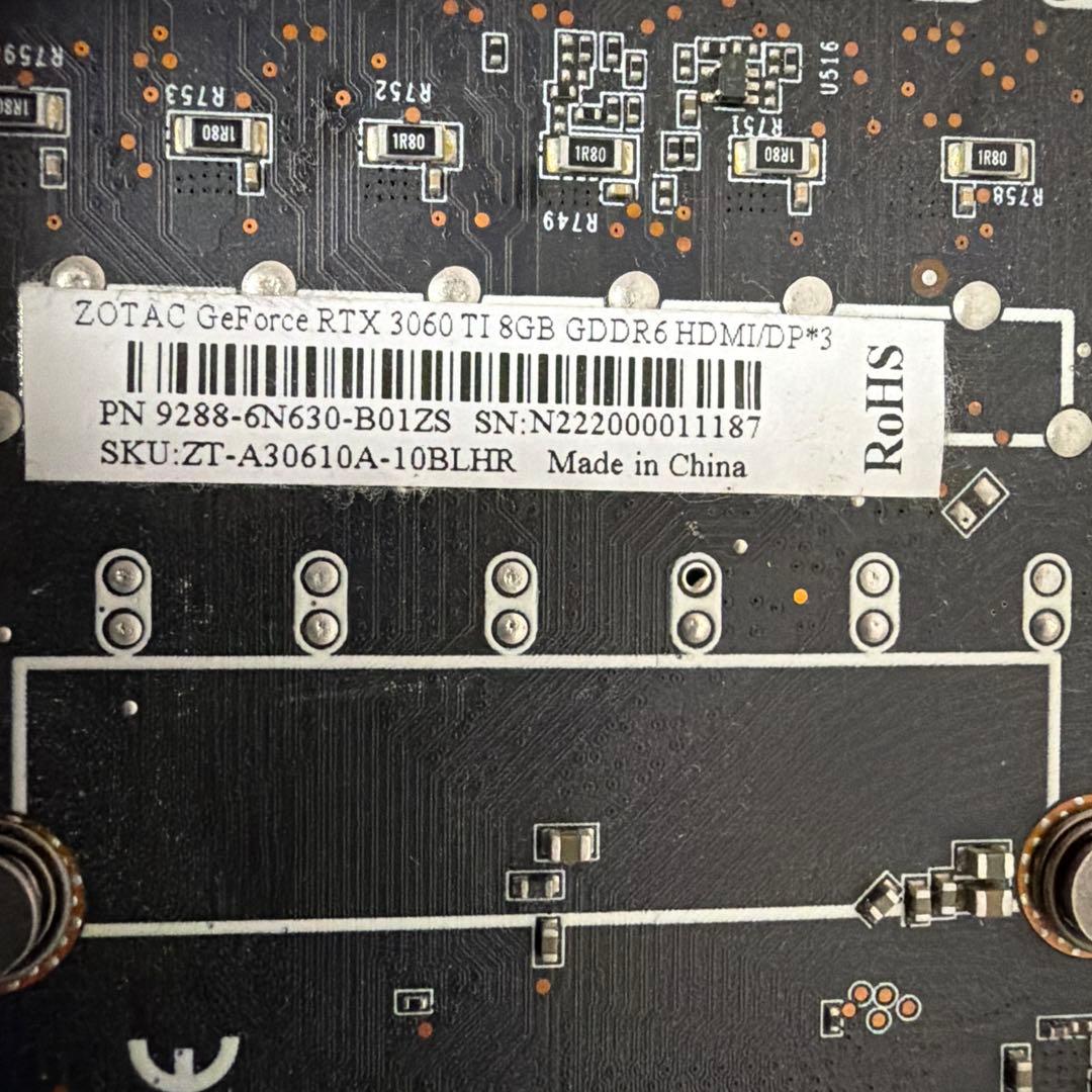 グラフィックボード・グラボ・ビデオカード rtx 3060ti zotac