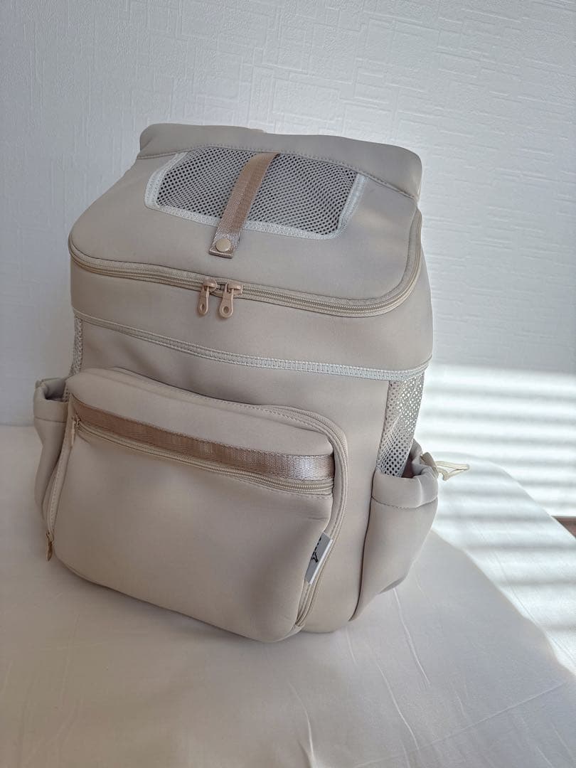 city dog 丸洗いキャリーバック（beige）