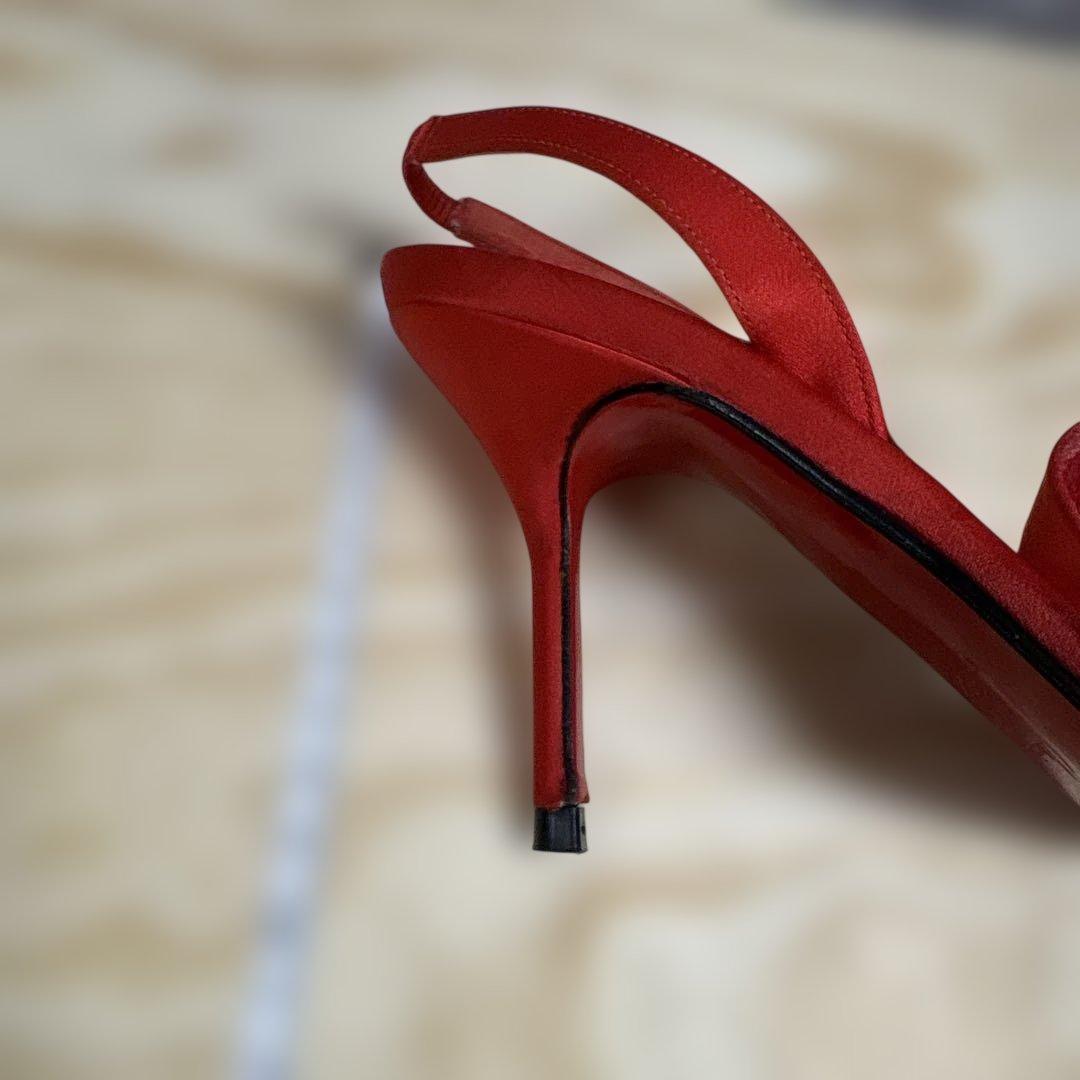 ルブタン ハイヒール 赤 23cm