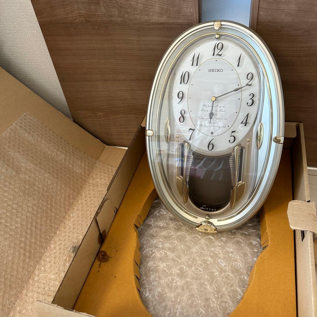 【新品】SEIKOセイコー Lueur ハイファイ音源 AM628B 壁掛時計