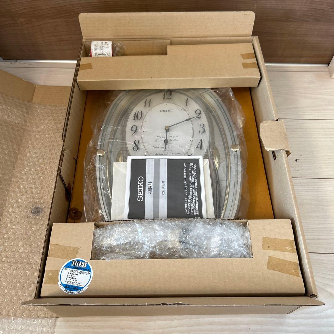 【新品】SEIKOセイコー Lueur ハイファイ音源 AM628B 壁掛時計