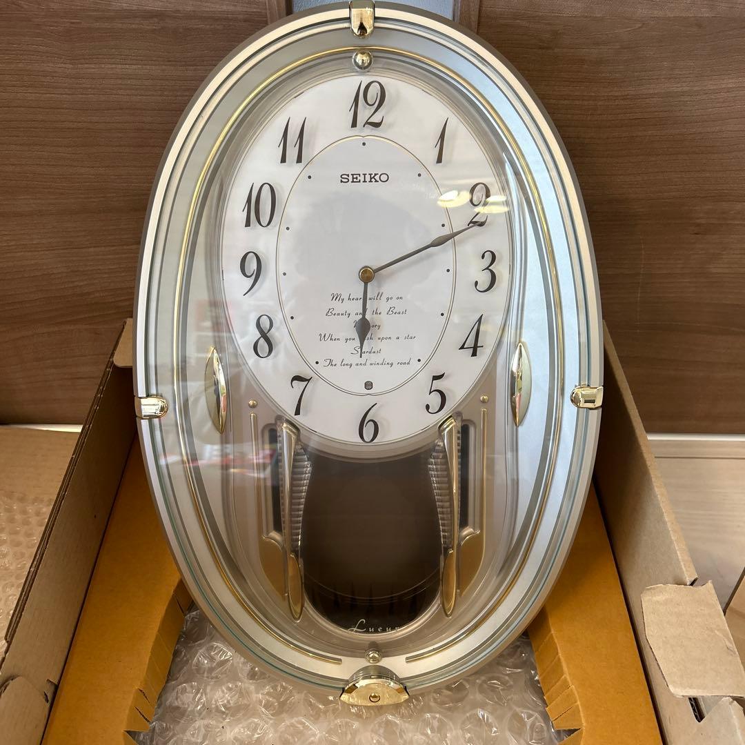 【新品】SEIKOセイコー Lueur ハイファイ音源 AM628B 壁掛時計