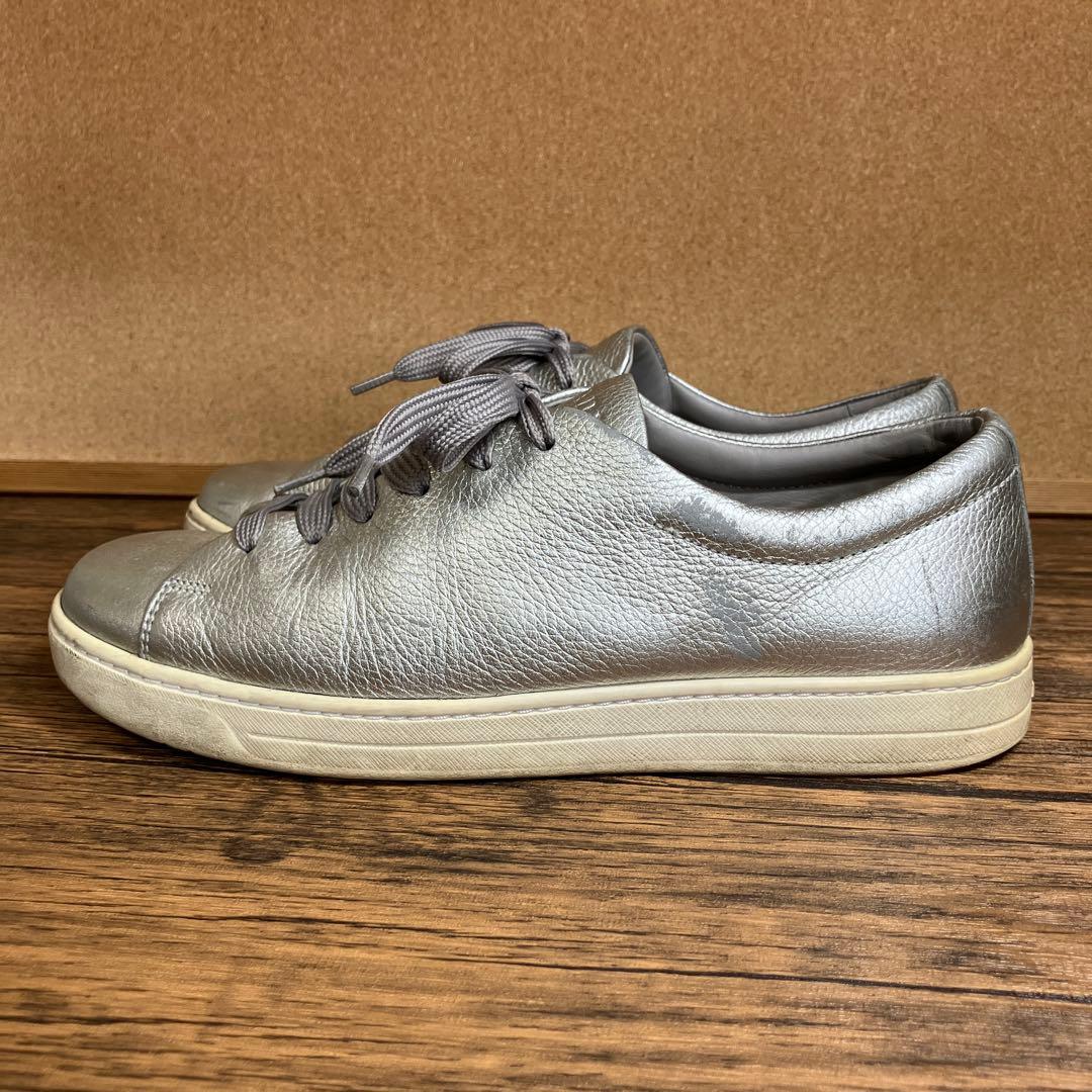 （K26086）プラダ PRADA スニーカー サイズ7（約26㎝） シルバー